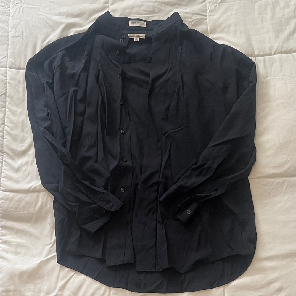 Black Button-Up Shirt